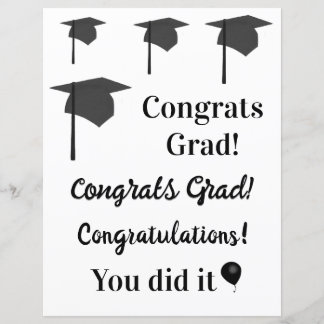 Congrats Grad, Graduation Caps, Scrapbook Paper