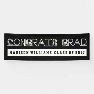 Congrats Grad | Name & Year Banner