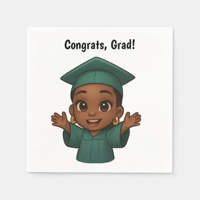 Congrats Grad Napkin (Front)