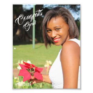 Congrats Grad Photo Graduation Photo Enlargement