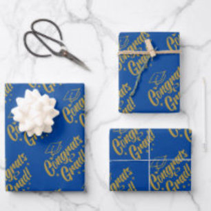 Congrats Grad Wrapping Paper Sheet