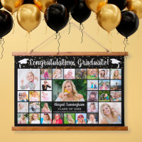 Congrats Graduate 31 Photo Collage Custom Colour