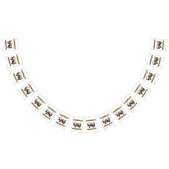 Congrats Graduate Bunting Banner (All)