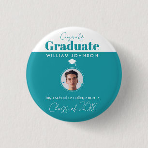 Congrats Graduate Class of 2023 3 Cm Round Badge