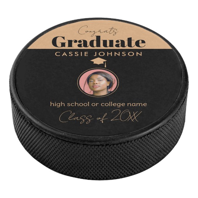 Congrats Graduate Class of 2023 Hockey Puck (3/4)