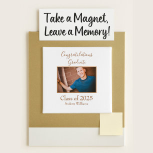 Congrats Graduate Class of 20XX Photo Magnet