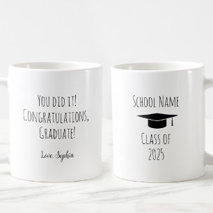 Congrats Graduate Custom Coffee Mug
