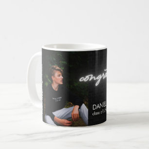Congrats Graduate Modern Custom Photo  Coffee Mug