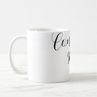 Congrats graduate name simple minimal year class  coffee mug