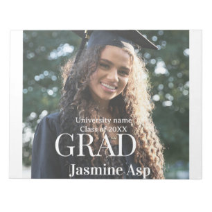 Congrats graduate name university name class 20XX Notepad