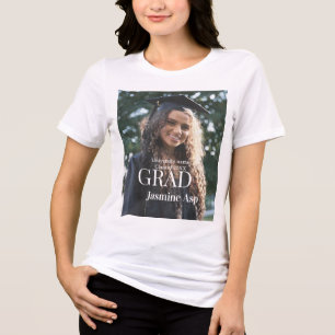 Congrats graduate name university name class 20XX Tri-Blend Shirt