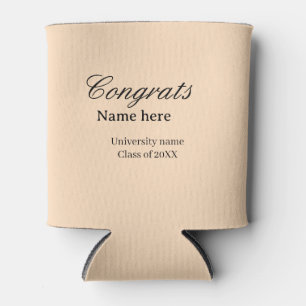 Congrats graduate university name class of 20XX na Can Cooler