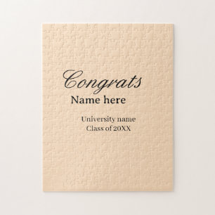 Congrats graduate university name class of 20XX na Jigsaw Puzzle