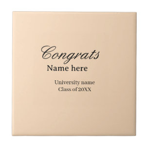 Congrats graduate university name class of 20XX na Tile
