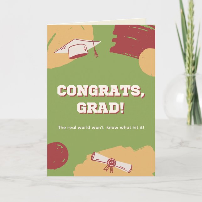 Congrats Graduation Card (Front)