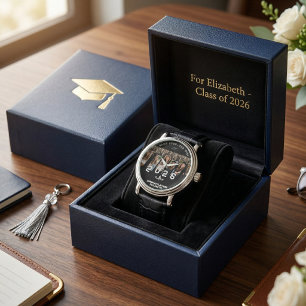 Congrats Graduation Name Keepsake Timepiece Watch