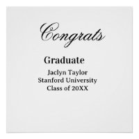 Congrats graduation name university name class of
