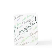 Congrats! (Green/Blank interior)