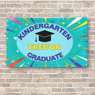 Congrats! Kindergarten Graduation party Banner