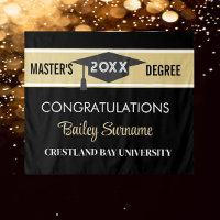 Congrats Master Degree party Tapestry
