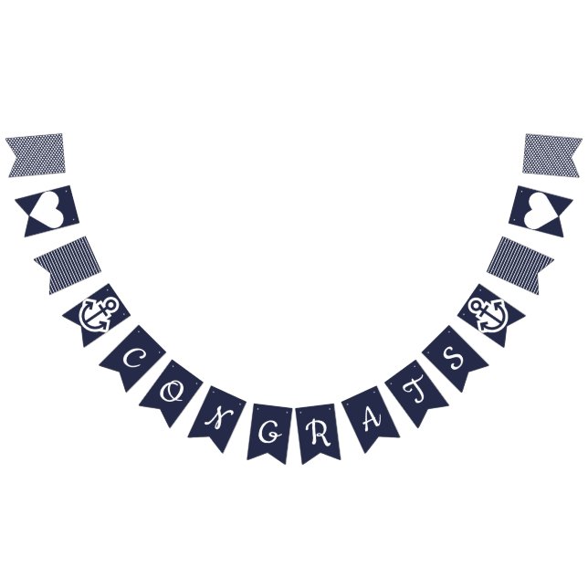 Congrats Nautical Bunting (All)