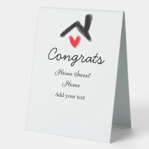 Congrats new home owner real estate inauguration t