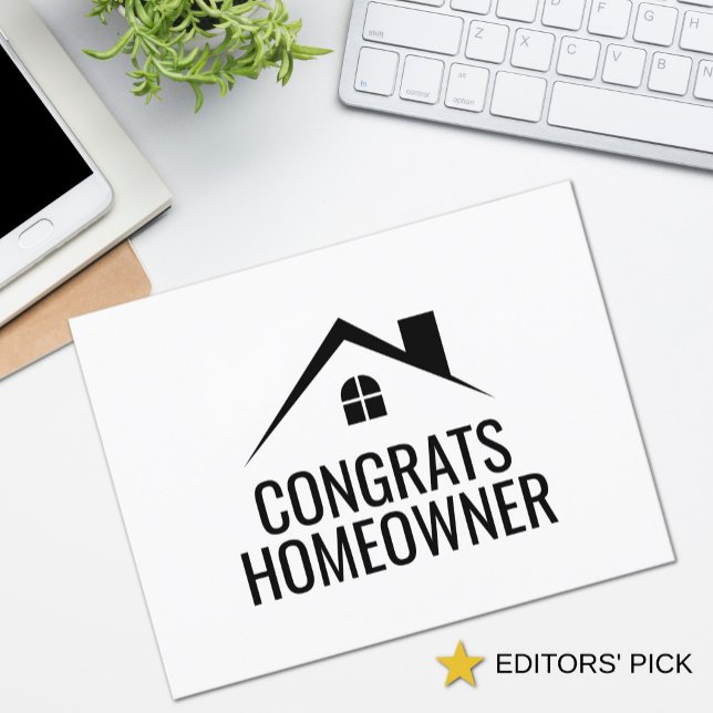 Congrats New Homeowner Real Estate Postcard (Congrats Homeowner Real Estate Postcard)
