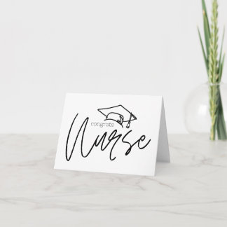 Congrats Nurse! Nurse Graduation Card, Graduation, Card