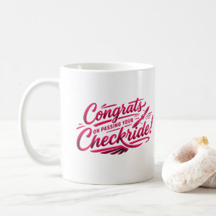 Congrats on passing your checkride! coffee mug