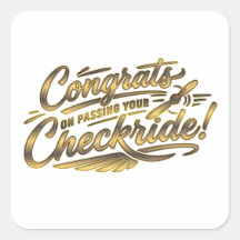 Congrats on passing your checkride!
