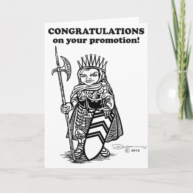 Congrats on Promotion Card (Front)