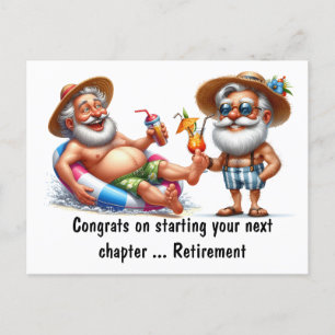 Congrats On Retirement Postcard
