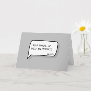 "Congrats on the New Job" Sarcastic Said Nobody Card