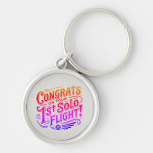 Congrats on your 1st Solo Flight Key Ring