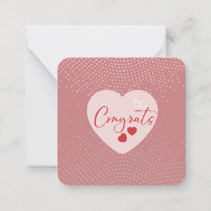 Congrats on Your Engagement Note card