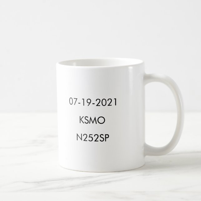 Congrats on your first solo - customisable mug (Right)