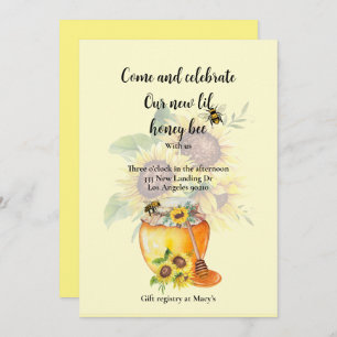 Congrats on your honey bee baby announcement 