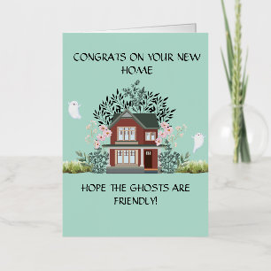Congrats on your New Home, Funny Housewarming Foil Greeting Card