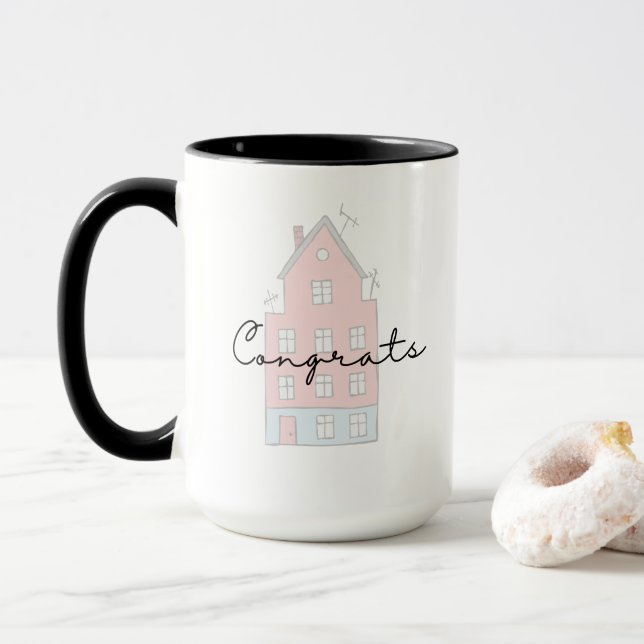Congrats On Your New Home Mug  (With Donut)