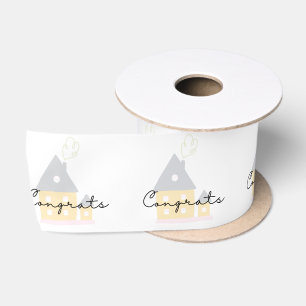 Congrats On Your New Home Ribbon Satin Ribbon
