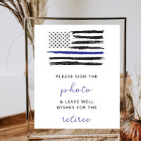 Congrats Police Officer Retirement Party Policeman