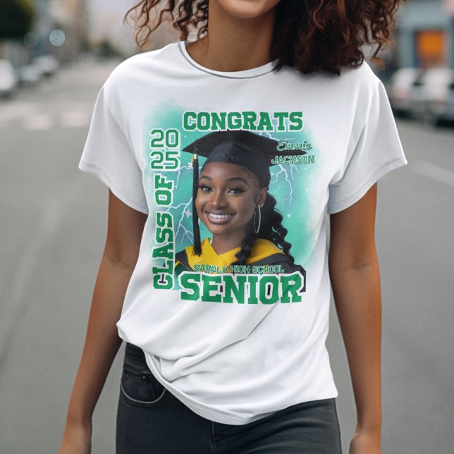 Congrats Senior personalised Family Graduation T-Shirt (Creator Uploaded)