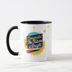 Congrats – The Future is Bright Graduation Combo Mug