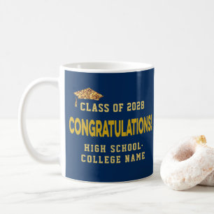 Congrats the Graduates Custom School Graduation  Coffee Mug