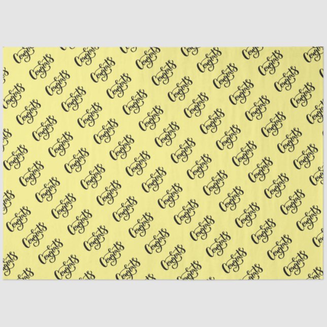 Congrats Tissue Paper (Front)