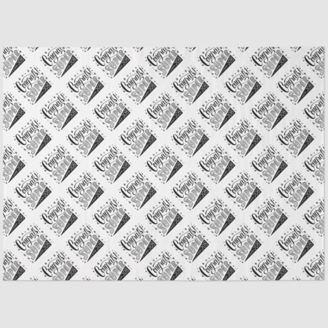 Congrats Tissue Paper (Front)