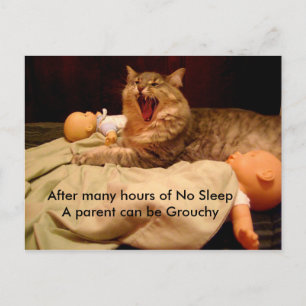 congrats to new parent postcard