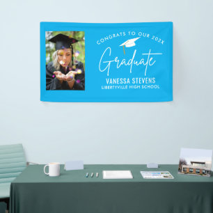 Congrats to Our 202x Graduate Navy Photo Banner