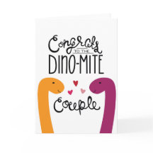Congrats to the Dino-Mite Couple Card