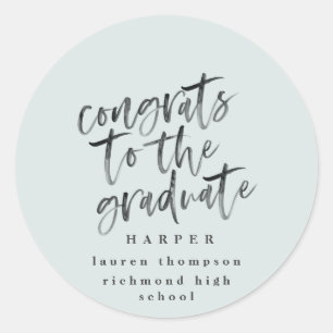 Congrats to the grad photo graduate sticker